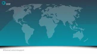 World Trade News (Image: teal world viewed from space with connection lines spreading across the image)